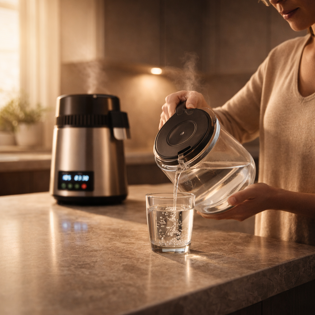 Skyora™ PureFlow Pro – Premium Home Water Distiller